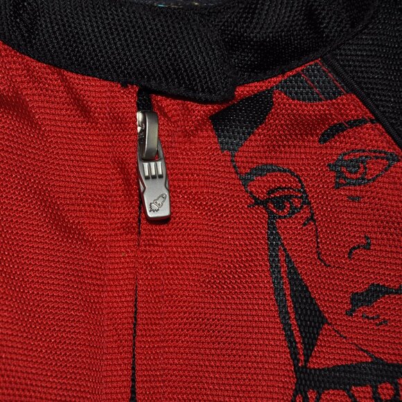 New Limited Edition Joe Rocket Gold Digger Black & Red Moto Motorcycle Jacket XL - Picture 4 of 10